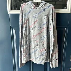 Champion long sleeve w hood